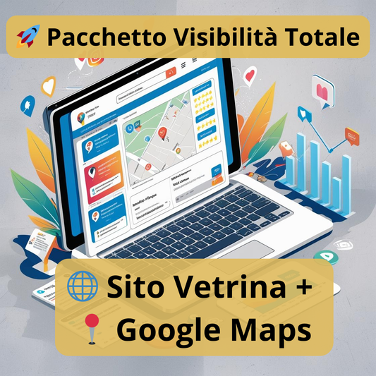 🚀  Pacchetto Visibilità Totale – 🌐 Sito Vetrina + 📍 Google Maps